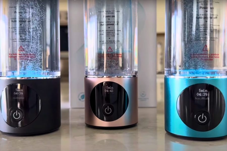 Hydrogen water generation in Piurify Hydrogenator Bottle