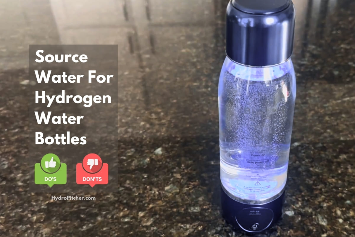 Source Water To Use In Hydrogen Water Bottles
