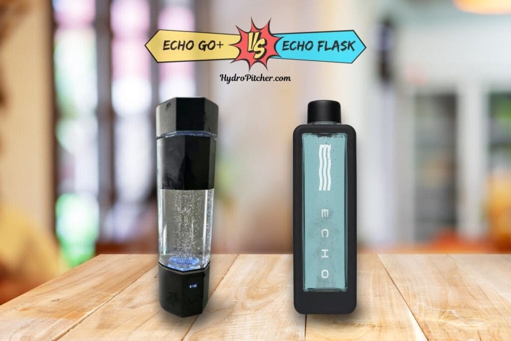 Echo Go+ Vs Echo Flask Hydrogen Water Bottle