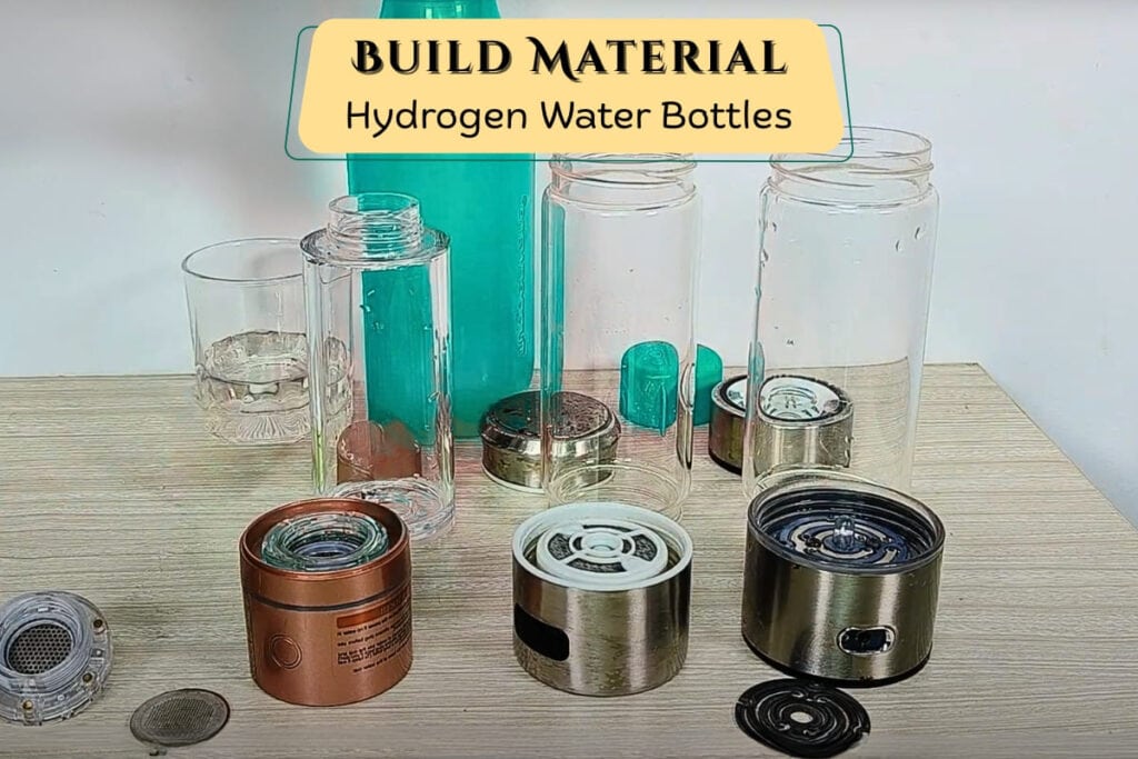 Build material of hydrogen water bottles