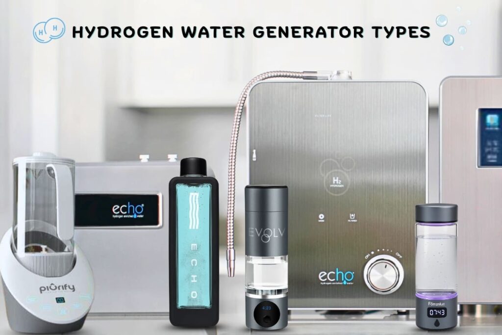 Types Of Hydrogen Water Generators