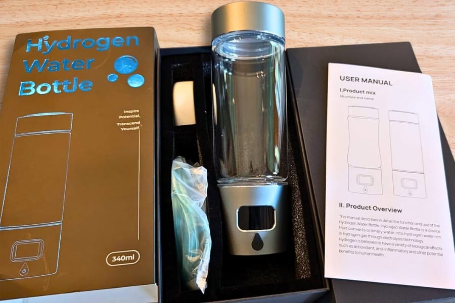 Unboxing Asgool Hydrogen Water Bottle