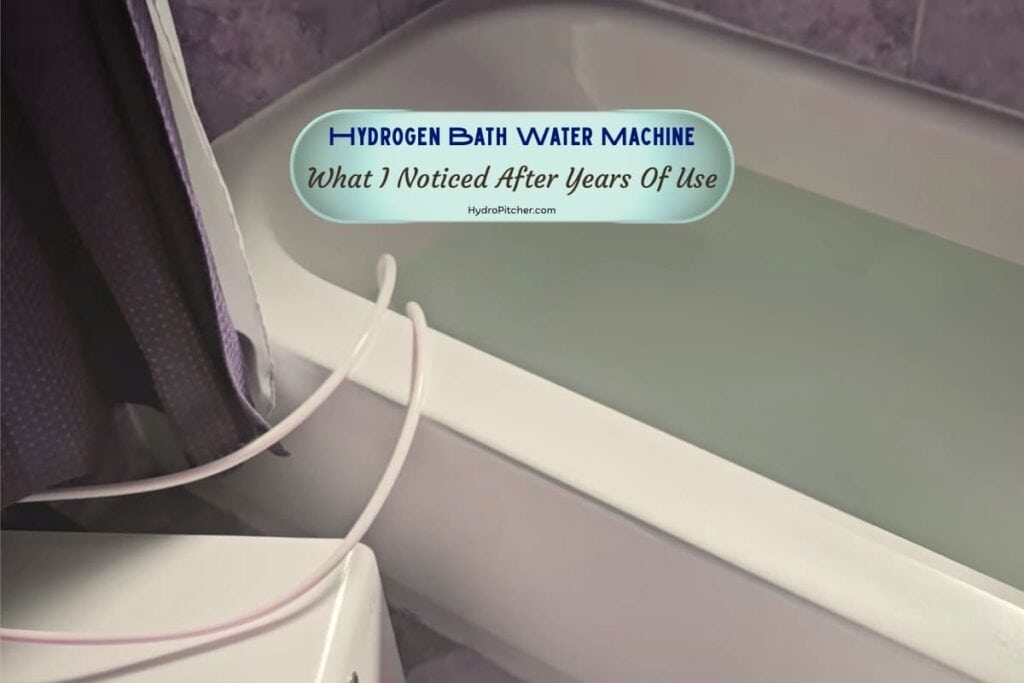 Hydrogen Bath Water Machine What I Noticed After Years Of Use