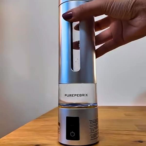 Good design and high build quality of PUREPEBRIX H8000 hydrogen water bottle